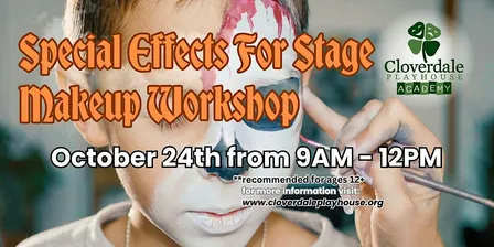 2026 Special Effects Stage Make-Up Workshop