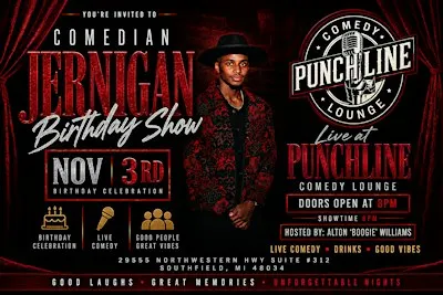 Live At Punchline Comedian Jernigan
