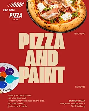 Sip and Splash - Pizza and Paint