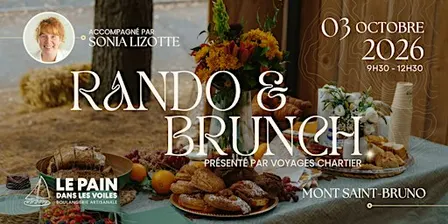 RANDO & BRUNCH AVEC SONIA LIZOTTE