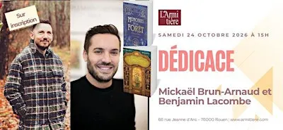 Dédicace avec Mickaël Brun-Arnaud et Benjamin Lacombe