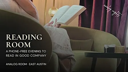 Speakeasy Reading Club: A Phone-Free Social Reading Night in East Austin