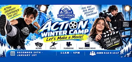 Action Hero Stunts Winter Camp: Let's Make a Movie!