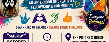 Deaf/HOH Paint and Social Event