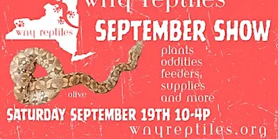 WNY Reptiles September Show 2026