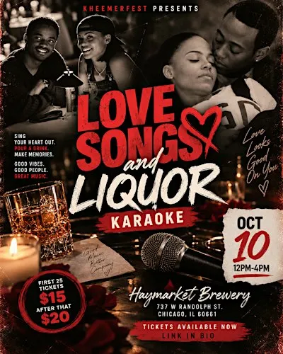 Love Songs & Liquor Brunch Karaoke With a live Band
