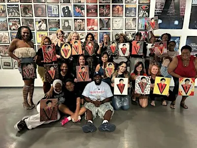 MJJ5 PRESENTS.....Parent/Kid Michael Jackson Sip and Paint!