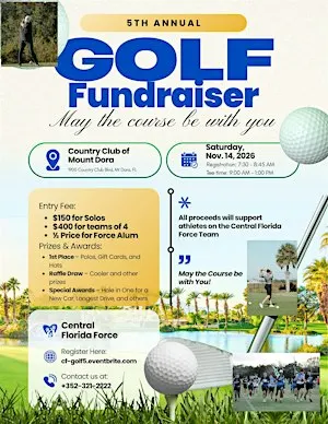 Central Florida Force 5th Annual Golf Fundraiser