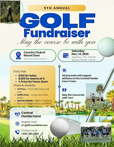 Central Florida Force 5th Annual Golf Fundraiser
