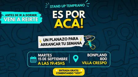 ES POR ACÁ! STAND UP TEMPRANO