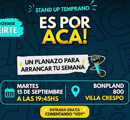 ES POR ACÁ! STAND UP TEMPRANO
