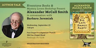 An Evening With the Incomparable Alexander McCall Smith