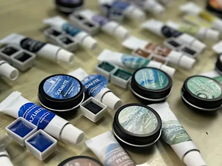 RARE GEMS: THE ART OF GEMSTONE PAINT MAKING