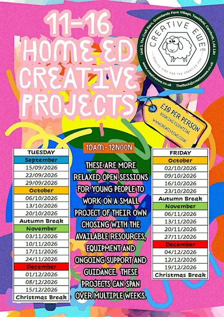 11-16 Home Ed Creative Projects (Tue AM / Fri AM)