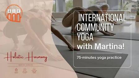 International Community yoga with Martina!