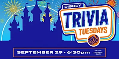 DISNEY Theme Trivia | Dave & Buster's Lubbock TX - TUE 9/29 @ 6:30p