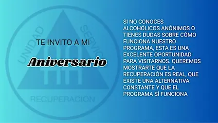 Aniversario de Sobriedad en Alcoholicos Anónimos