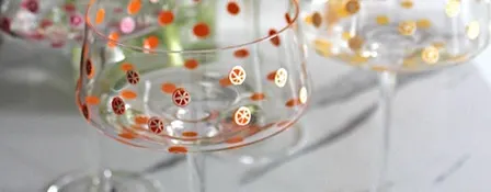 Cocktail glass painting workshop