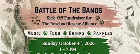 Battle of the Bands: Kick-Off Fundraiser for The Rosebud Rescue Alliance