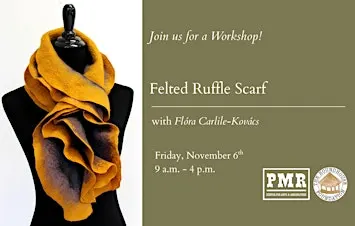 Felted Ruffle Scarf