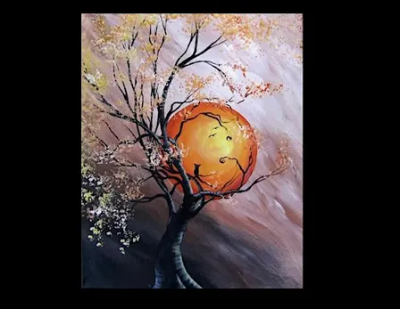 Paint & Sip: "Harvest Moon"