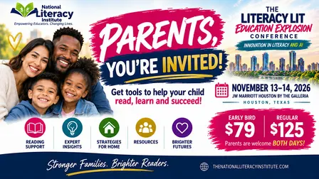 Literacy Lit Explosion Conference for Parents