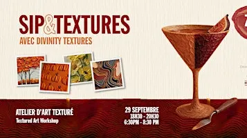 Sip & Textures – Atelier d’Art texturé @ Time Out Market Montréal