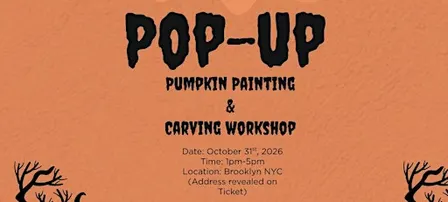 Pop Up Shop & Pumpikin Carving/Painting Workshop