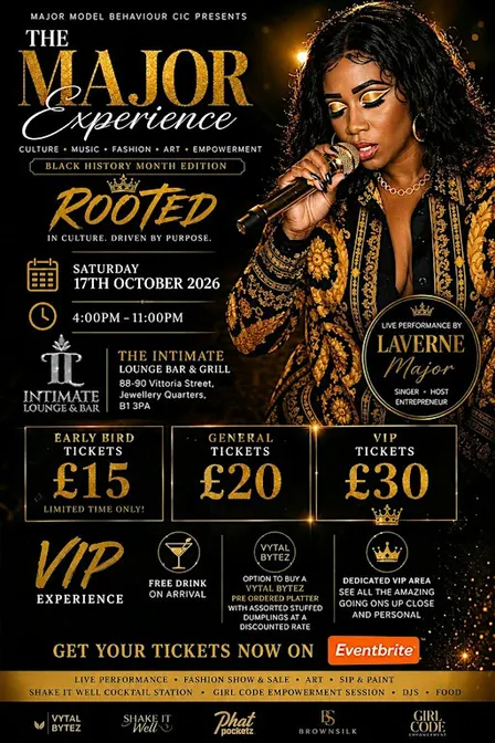 THE MAJOR EXPERIENCE - ROOTED — Black History Month Edition