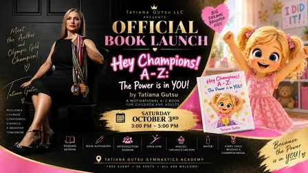 OFFICIAL BOOK LAUNCH: Hey Champions! A–Z: The Power is in YOU!