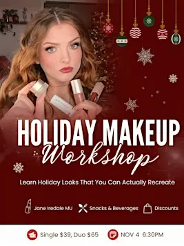 The Holiday Makeup Edit: The Natural Art of Skin Care Workshop