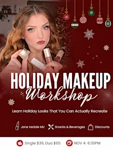 The Holiday Makeup Edit: The Natural Art of Skin Care Workshop