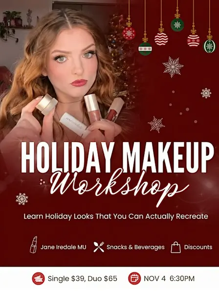 The Holiday Makeup Edit: The Natural Art of Skin Care Workshop