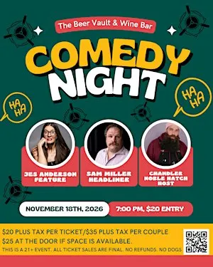 Comedy Night @ The Beer Vault & Wine Bar