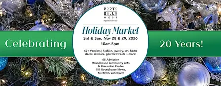 Portobello West Holiday Market 2026 (Sat + Sun, Nov 28 + 29).