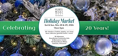 Portobello West Holiday Market 2026 (Sat + Sun, Nov 28 + 29).
