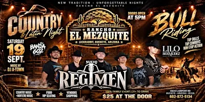 Country & Latin Night Bull Riding | Rancho El Mezquite | September 19, 2026