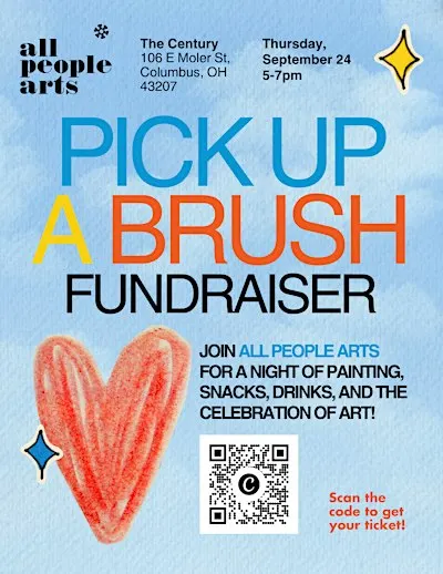 All People Arts Anniversary Pick Up A Brush Fundraiser