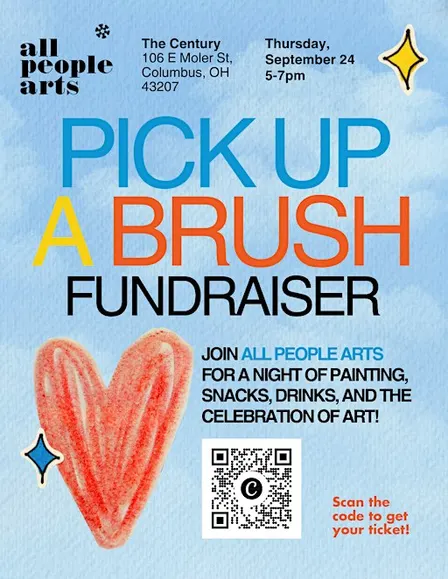 All People Arts Anniversary Pick Up A Brush Fundraiser