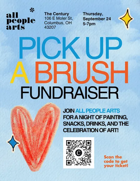 All People Arts Anniversary Pick Up A Brush Fundraiser