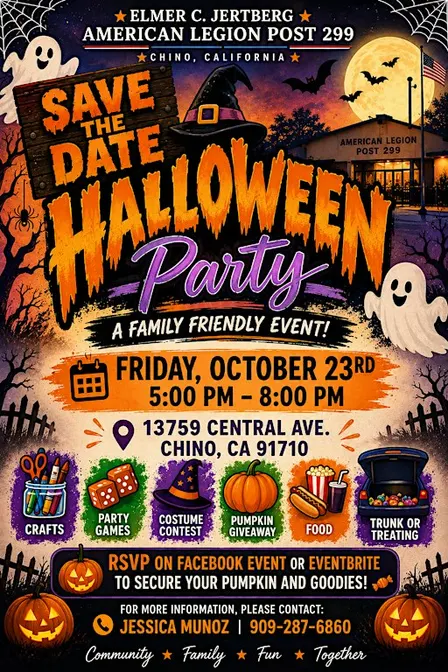 Halloween Party at American Legion Post 299