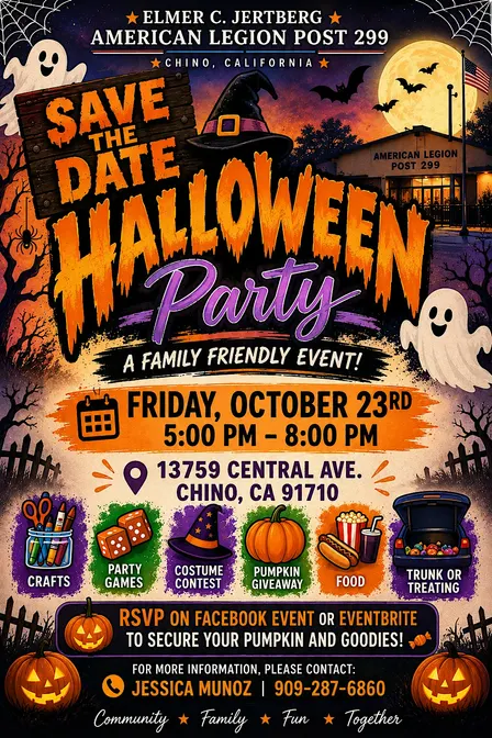 Halloween Party at American Legion Post 299
