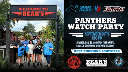 Panthers Watch Party at Bear's Smokehouse BBQ