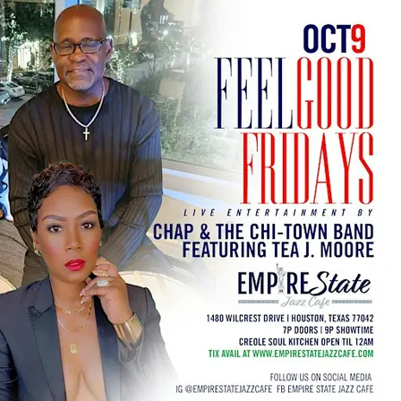 Chap & The Chi-Town Band feat. Tea J. Friday October 9th