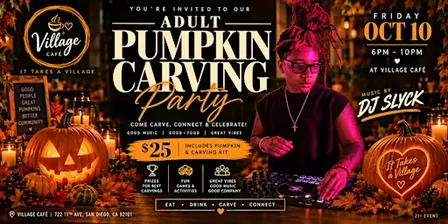 Adult Pumpkin Carving Party