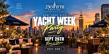Yacht Week | Onshore in New York City @230 Fifth Rooftop