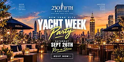 Yacht Week | Onshore in New York City @230 Fifth Rooftop