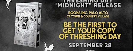 Threshing Day Release at Books Inc. Palo Alto