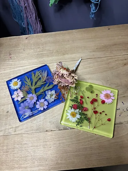 Make Botanical Glass Coasters