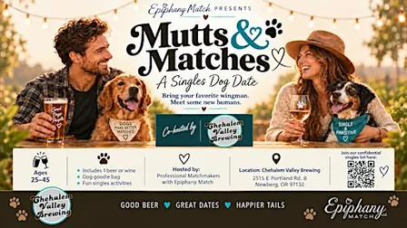 10/13 Mutts & Matches - A Singles Dog Date (Ages 25-45)